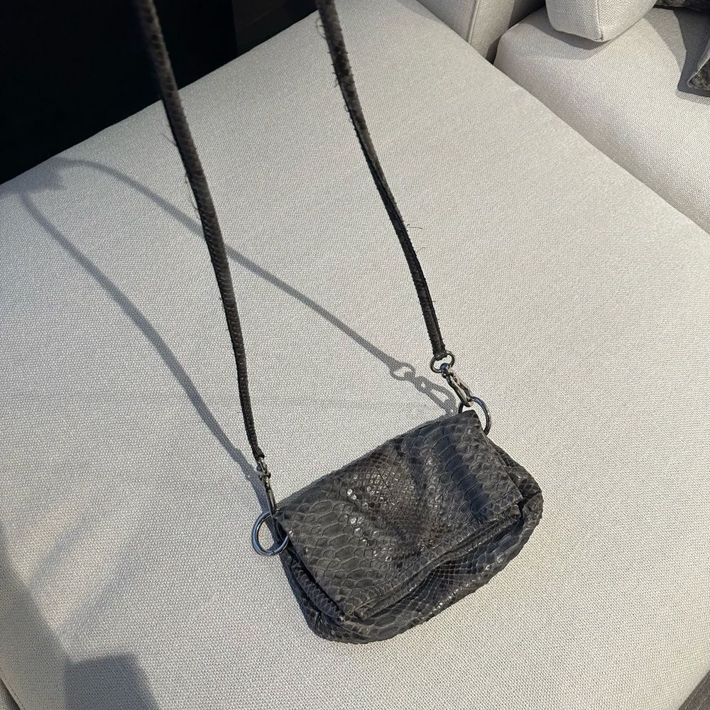 Snake Skin Crossbody Bag
